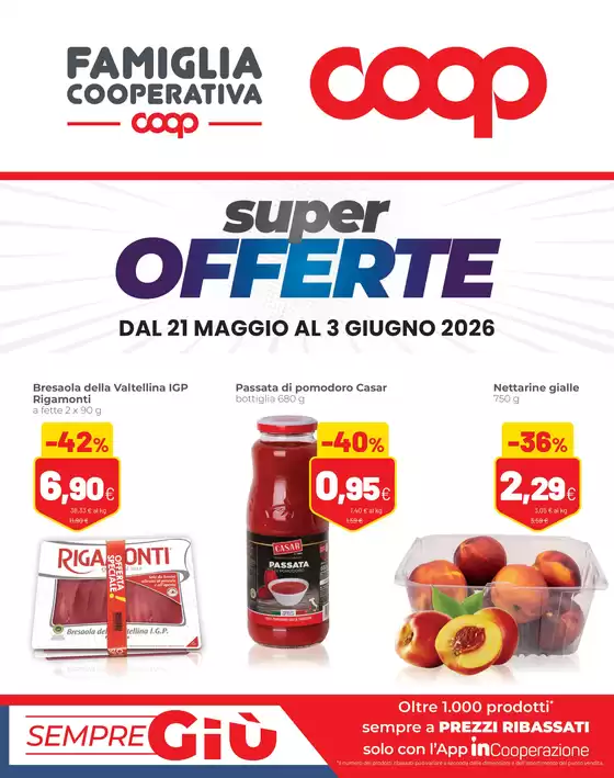 Volantino Coop | Super offerte | 2026-05-21T00:00:00.000Z - 2026-06-03T00:00:00.000Z