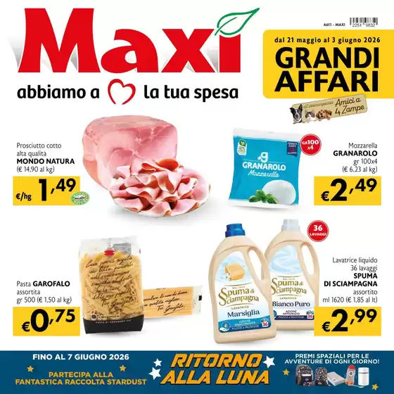 Volantino Maxì | Grandi affari | 2026-05-21T00:00:00.000Z - 2026-06-03T00:00:00.000Z