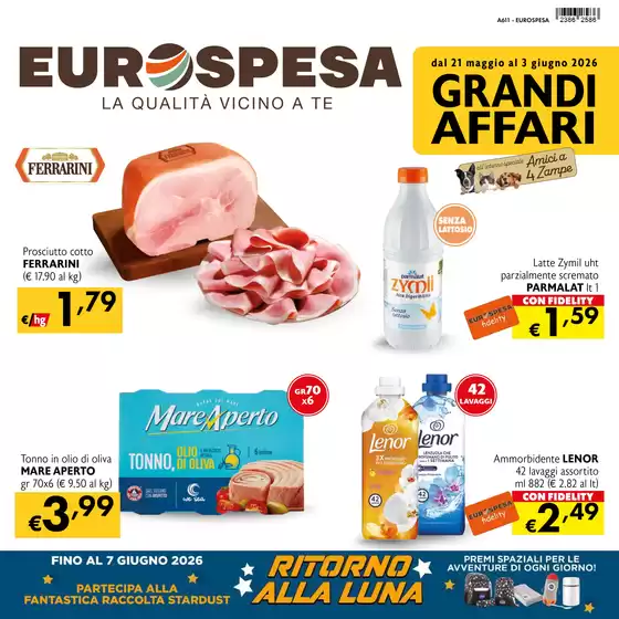 Volantino Eurospesa | Grandi affari | 2026-05-21T00:00:00.000Z - 2026-06-03T00:00:00.000Z