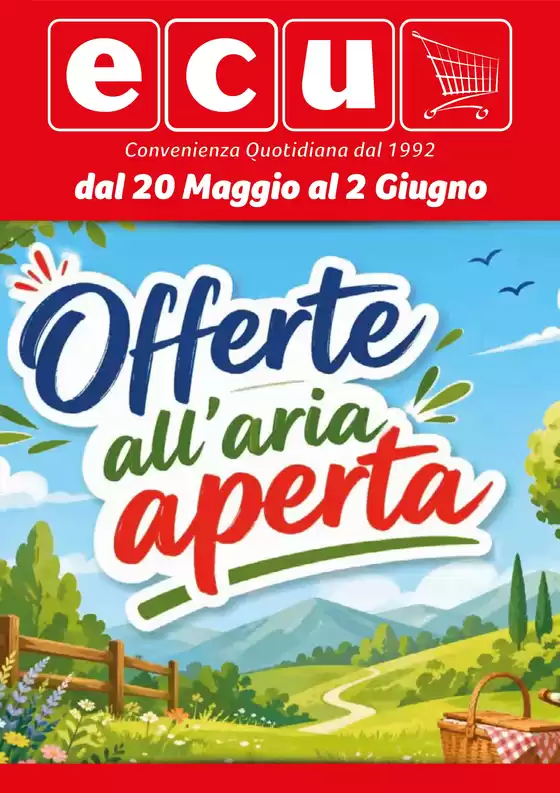 Volantino Ecu | Offerte all'aria aperta | 2026-05-21T00:00:00.000Z - 2026-06-02T00:00:00.000Z