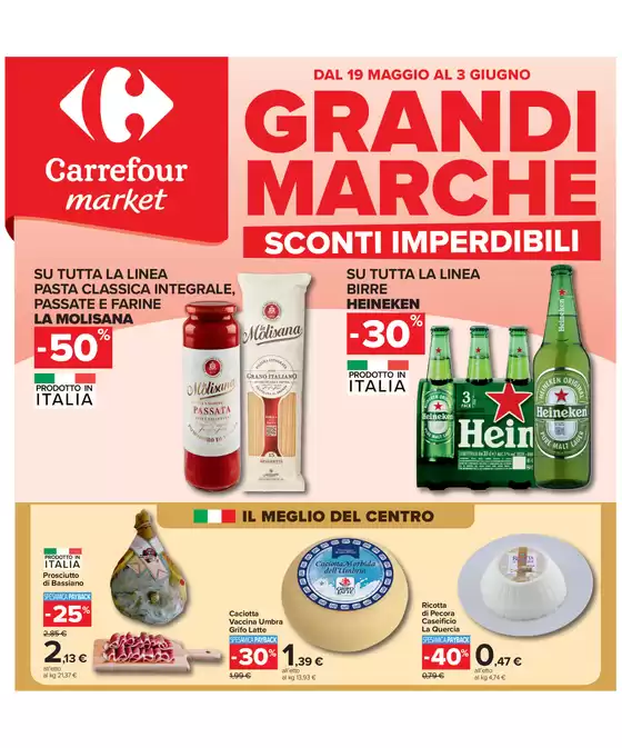 Volantino Carrefour Market | Grandi Marche Sconti Imperdibili | 2026-05-19T00:00:00.000Z - 2026-06-03T00:00:00.000Z
