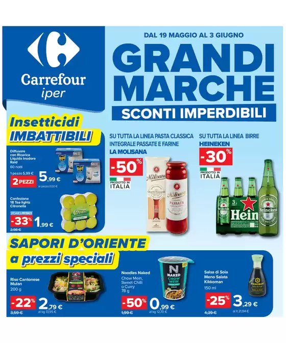 Volantino Carrefour Ipermercati | Grandi Marche Sconti Imperdibili | 2026-05-19T00:00:00.000Z - 2026-06-03T00:00:00.000Z