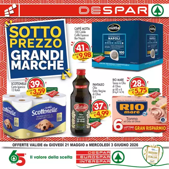 Volantino Interspar | Sottoprezzo grandi marche | 2026-05-21T00:00:00.000Z - 2026-06-03T00:00:00.000Z