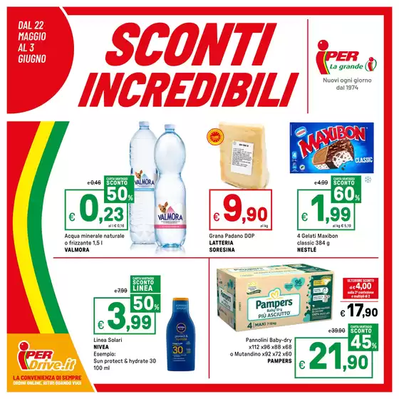 Volantino Iper La grande i | SCONTI INCREDIBILI | 2026-05-22T00:00:00.000Z - 2026-06-03T00:00:00.000Z