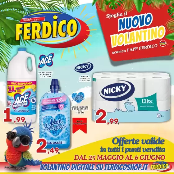 Volantino Ferdico | Dal 25 maggio al 6 giugno | 2026-05-25T00:00:00.000Z - 2026-06-06T00:00:00.000Z