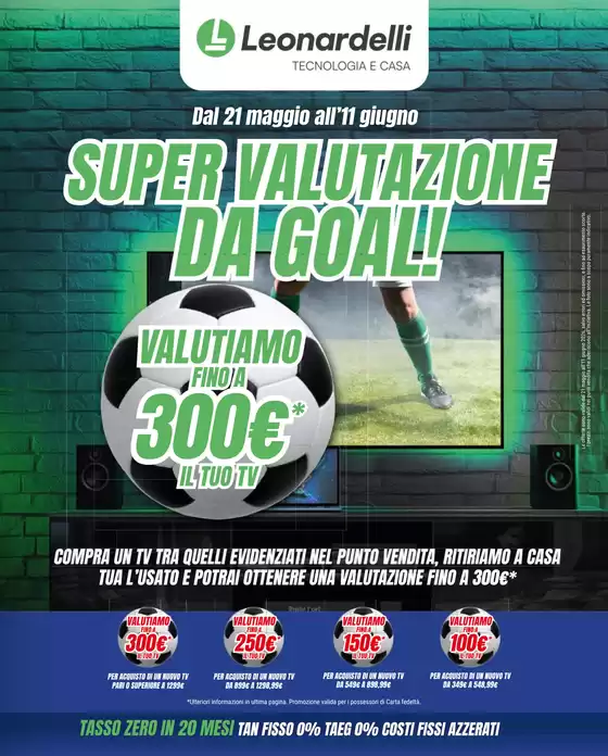 Volantino Leonardelli | Super valutazione da goal! | 2026-05-21T00:00:00.000Z - 2026-06-11T00:00:00.000Z