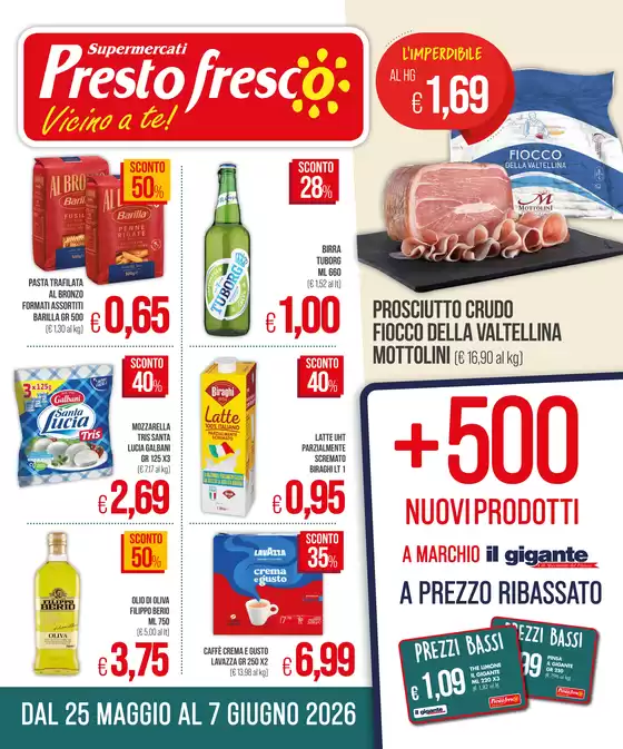 Volantino Prestofresco a Senago | Vicino a te! | 2026-05-25T00:00:00.000Z - 2026-06-07T00:00:00.000Z