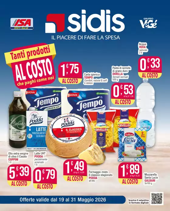 Volantino Sidis | Il piacere di fare la spesa | 2026-05-21T00:00:00.000Z - 2026-05-31T00:00:00.000Z