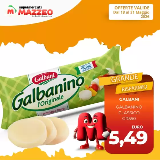 Volantino Mazzeo Supermercati | Grande risparmio | 2026-05-18T00:00:00.000Z - 2026-05-31T00:00:00.000Z