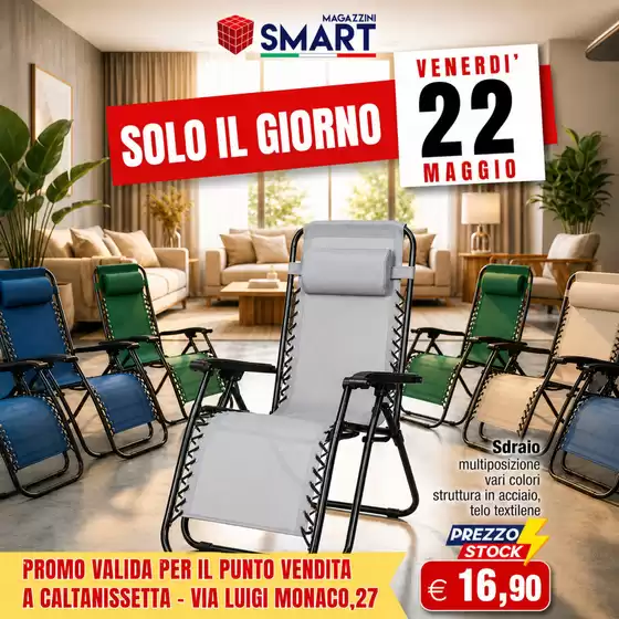 Volantino Magazzini Smart | Solo il giorno | 2026-05-22T00:00:00.000Z - 2026-05-22T00:00:00.000Z