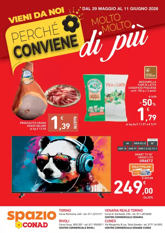 Volantino Spazio Conad | Conviene molto molto di più | 2026-05-29T00:00:00.000Z - 2026-06-11T00:00:00.000Z