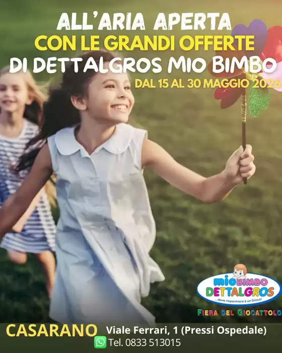 Volantino Mio Bimbo Dettalgros | Offerte e promozioni attuali | 2026-05-15T00:00:00.000Z - 2026-05-30T00:00:00.000Z