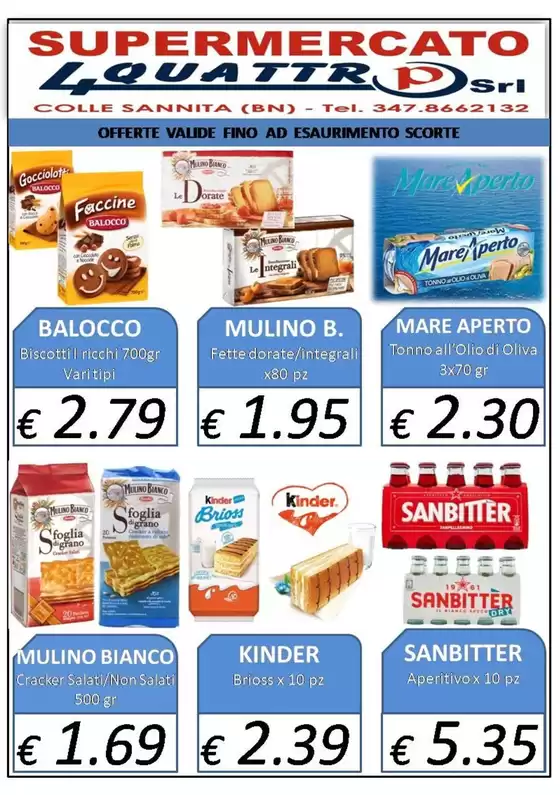 Volantino Supermercato 4P | Offerte valide fino ad esaurimento scorte | 2026-05-25T00:00:00.000Z - 2026-05-31T00:00:00.000Z