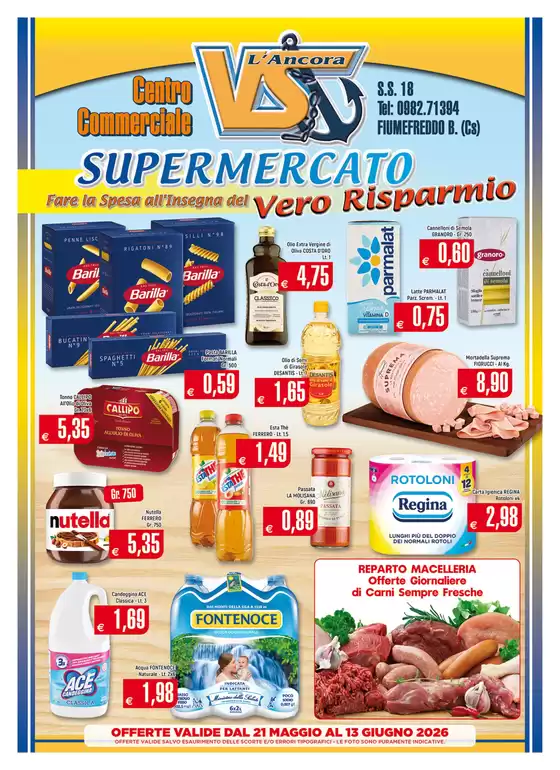 Volantino VS L'Ancora | Vero risparmio | 2026-05-25T00:00:00.000Z - 2026-06-13T00:00:00.000Z