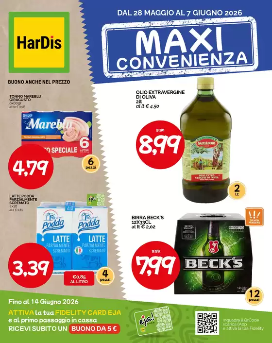 Volantino Hardis | Maxi Convenienza | 2026-05-28T00:00:00.000Z - 2026-06-14T00:00:00.000Z