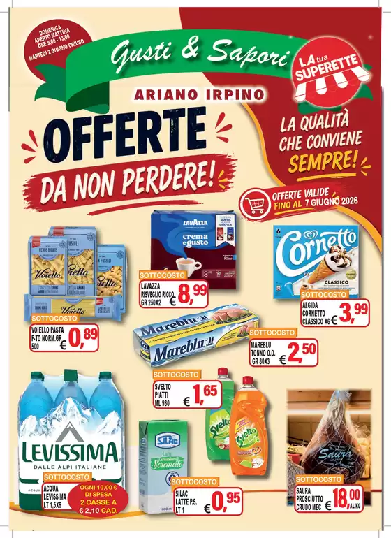 Volantino Gusti e Sapori Supermercato | Offerte da non perdere! | 2026-05-23T00:00:00.000Z - 2026-06-07T00:00:00.000Z