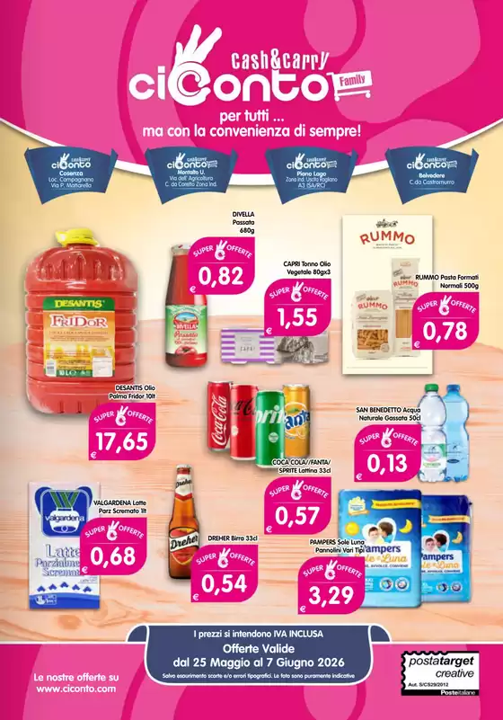 Volantino CiConto | Offerte CiConto | 2026-05-25T00:00:00.000Z - 2026-06-07T00:00:00.000Z