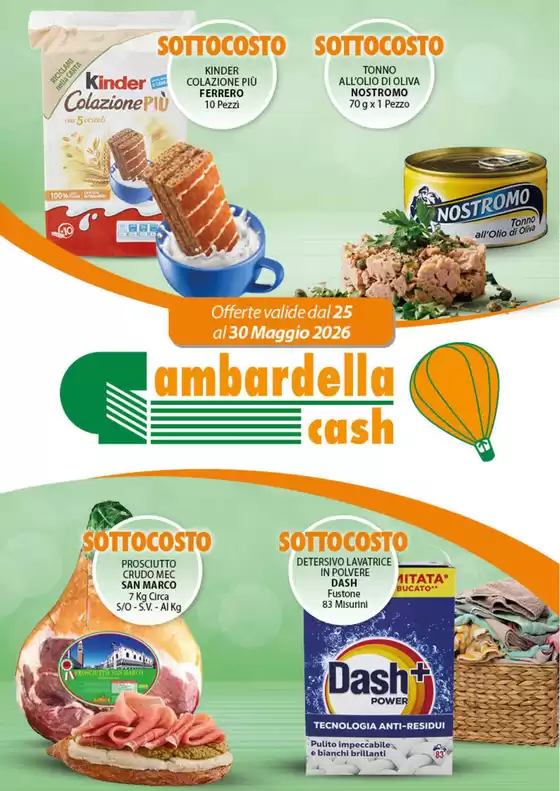 Volantino Gambardella Cash | Sottocosto | 2026-05-25T00:00:00.000Z - 2026-05-30T00:00:00.000Z