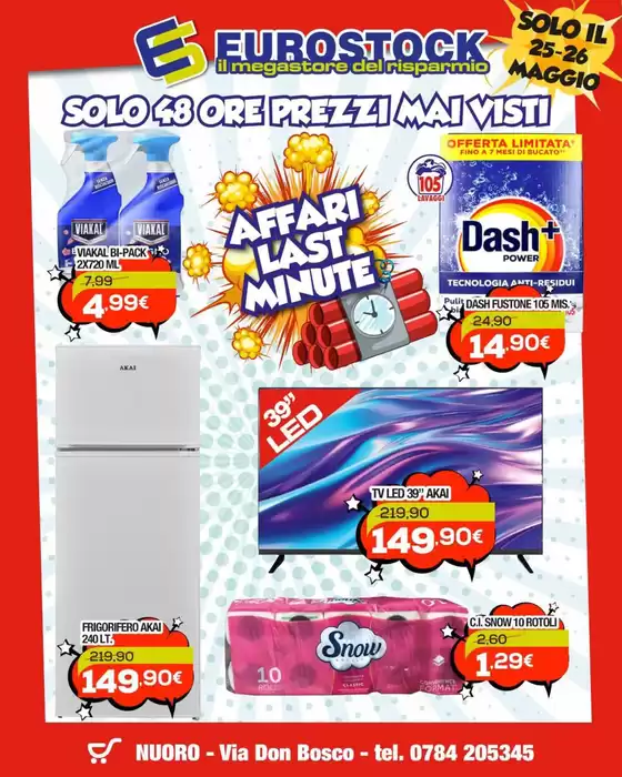 Volantino Eurostock | Solo il 25-26 maggio | 2026-05-25T00:00:00.000Z - 2026-05-26T00:00:00.000Z