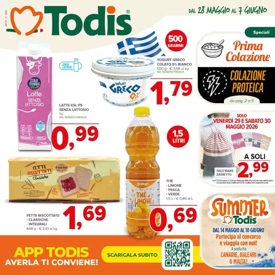 Volantino Todis | Prima colazione | 2026-05-28T00:00:00.000Z - 2026-06-07T00:00:00.000Z