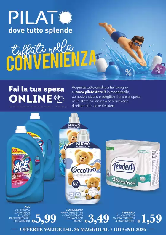 Volantino Pilato | Convenienza | 2026-05-26T00:00:00.000Z - 2026-06-07T00:00:00.000Z
