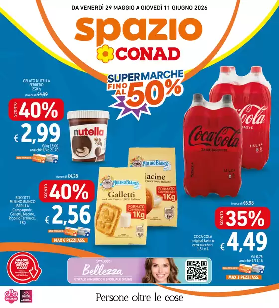 Volantino Spazio Conad a Sant'Anastasia | Super Marche fino al 50% | 2026-05-29T00:00:00.000Z - 2026-06-11T00:00:00.000Z