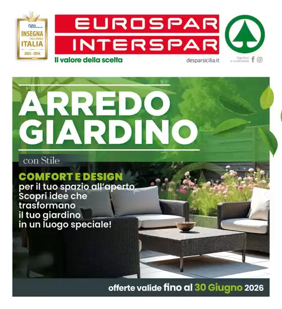 Volantino Eurospar | Arredo giardino | 2026-05-23T00:00:00.000Z - 2026-06-30T00:00:00.000Z