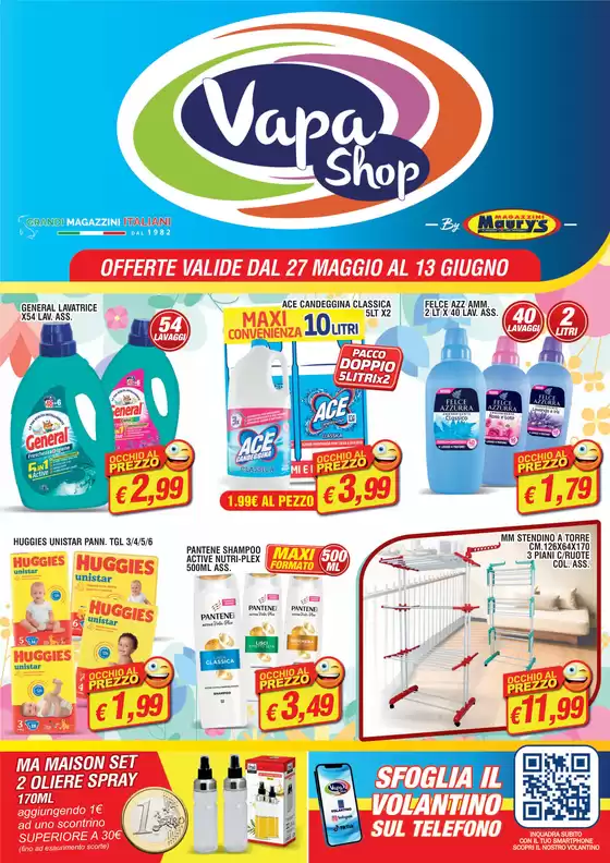 Volantino Vapashop | Offerte valide dal 27 maggio al 13 giugno | 2026-05-27T00:00:00.000Z - 2026-06-13T00:00:00.000Z