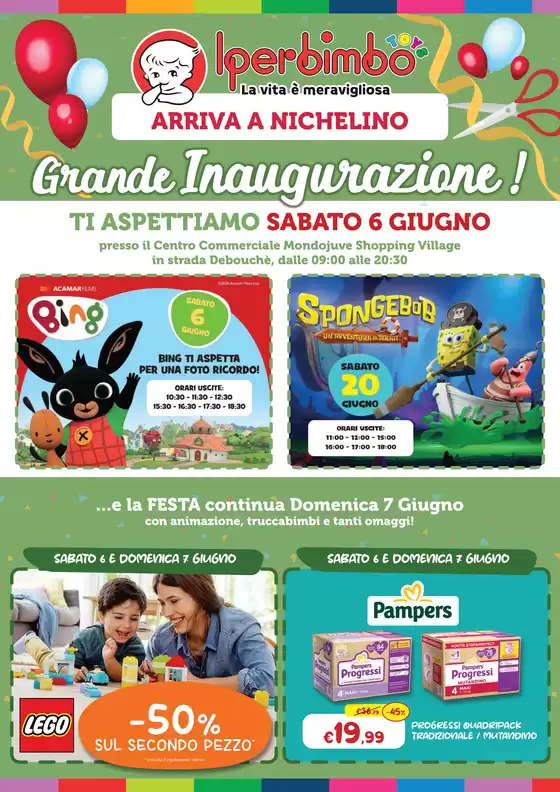 Volantino Iperbimbo | Grande inaugurazione! | 2026-06-06T00:00:00.000Z - 2026-06-07T00:00:00.000Z