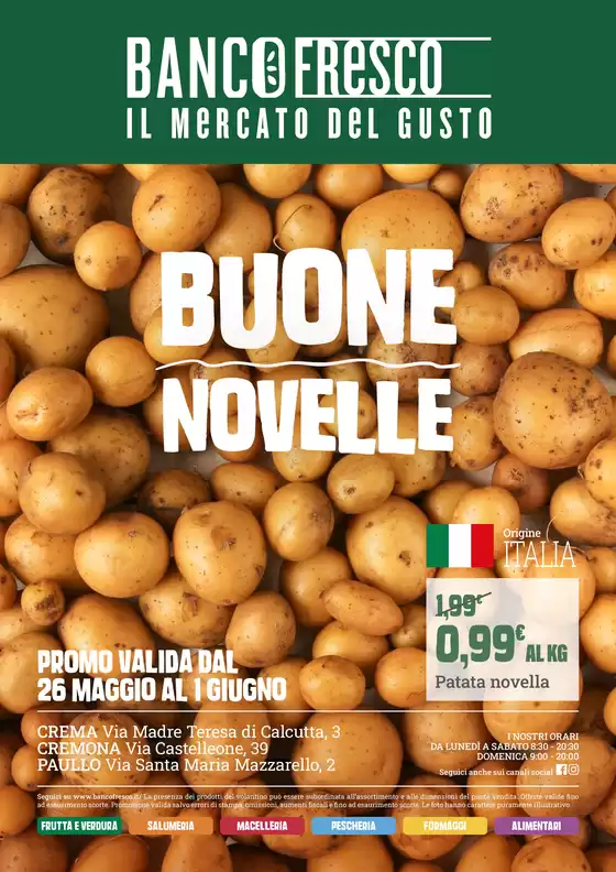 Volantino Banco Fresco | Buone novelle | 2026-05-26T00:00:00.000Z - 2026-06-01T00:00:00.000Z