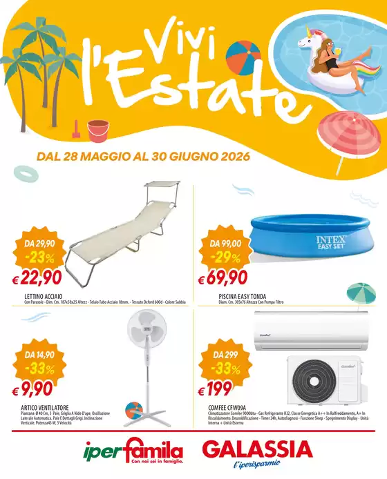 Volantino Galassia | Vivi l'estate | 2026-05-28T00:00:00.000Z - 2026-06-30T00:00:00.000Z