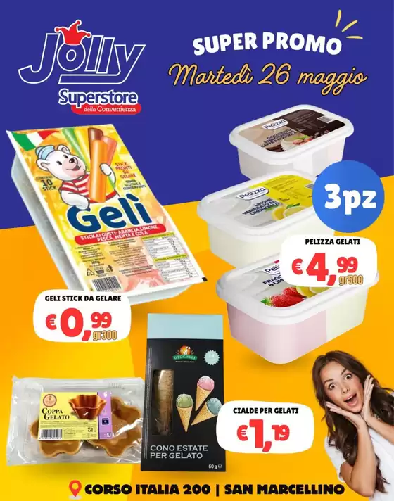 Volantino Jolly Market | Super promo | 2026-05-26T00:00:00.000Z - 2026-05-26T00:00:00.000Z