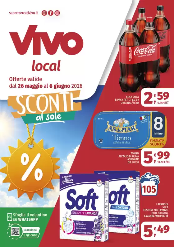Volantino Vivo Market | Sconti al sole | 2026-05-26T00:00:00.000Z - 2026-06-06T00:00:00.000Z