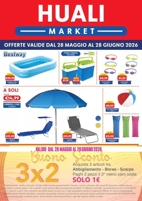 Volantino Huali Market | Buono sconto | 2026-05-28T00:00:00.000Z - 2026-06-28T00:00:00.000Z