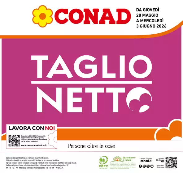 Volantino Conad a Valentano | Taglio Netto | 2026-05-28T00:00:00.000Z - 2026-06-03T00:00:00.000Z