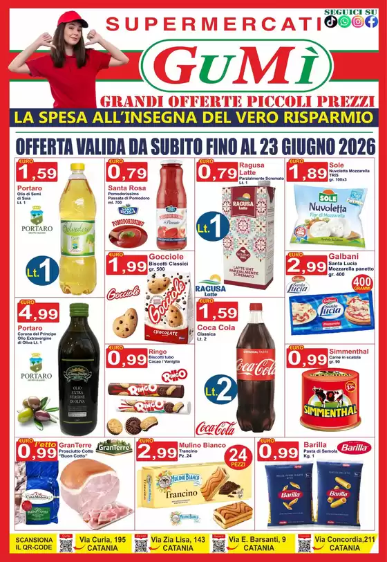Volantino GuMì Supermercati | Grandi offerte piccoli prezzi | 2026-05-26T00:00:00.000Z - 2026-06-23T00:00:00.000Z