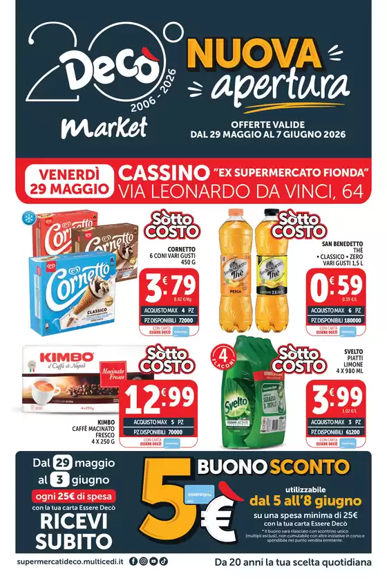 Volantino Decò | Nuova Apertura | 2026-05-29T00:00:00.000Z - 2026-06-07T00:00:00.000Z