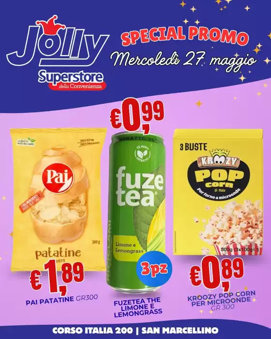 Volantino Jolly Market a Favara | Special promo | 2026-05-27T00:00:00.000Z - 2026-05-27T00:00:00.000Z