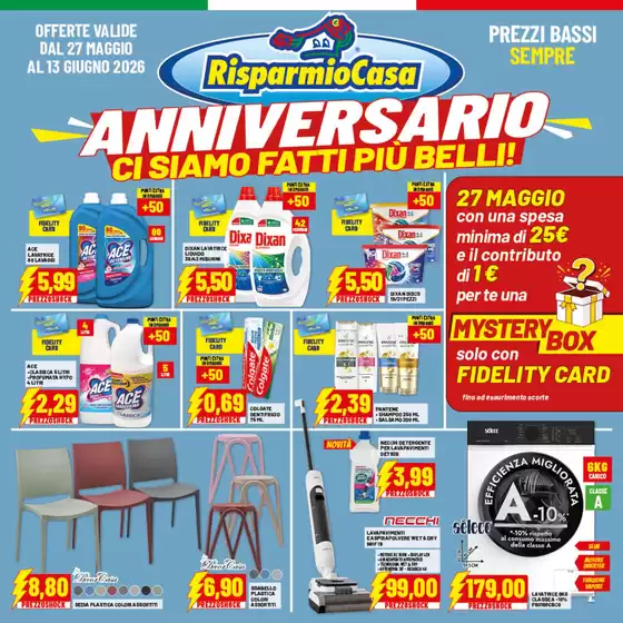 Volantino Risparmio Casa a Rivolta d'Adda | Anniversario | 2026-05-27T00:00:00.000Z - 2026-06-13T00:00:00.000Z