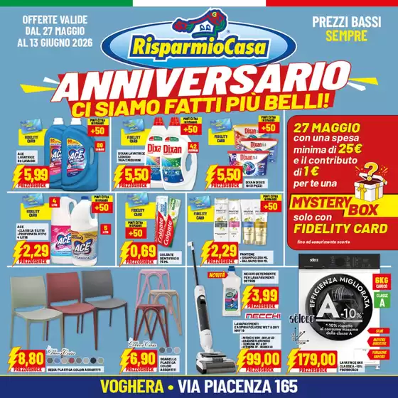 Volantino Risparmio Casa a Volla | Anniversio | 2026-05-27T00:00:00.000Z - 2026-06-13T00:00:00.000Z