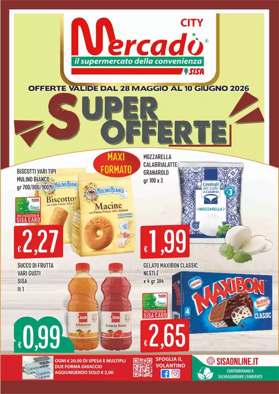 Volantino Mercadò a Favara | Super offerte | 2026-05-28T00:00:00.000Z - 2026-06-10T00:00:00.000Z
