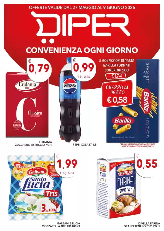 Volantino Diper Spesa a Favara | Convenienza ogni giorno | 2026-05-27T00:00:00.000Z - 2026-06-09T00:00:00.000Z