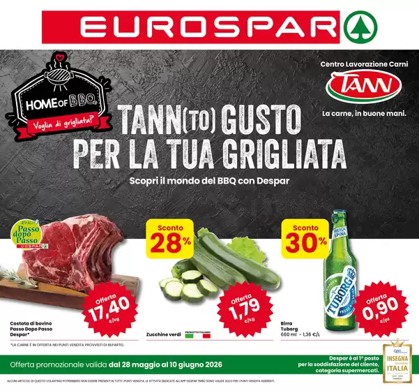 Volantino Eurospar a Favara | Offerte | 2026-05-28T00:00:00.000Z - 2026-06-10T00:00:00.000Z