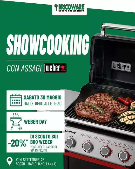 Volantino Bricoware a Ceppaloni | Showcooking | 2026-05-30T00:00:00.000Z - 2026-05-30T00:00:00.000Z