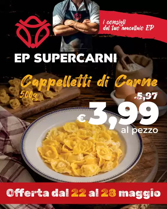 Volantino EP Supercarni a Favara | Cappelletti di Carne | 2026-05-22T00:00:00.000Z - 2026-05-28T00:00:00.000Z