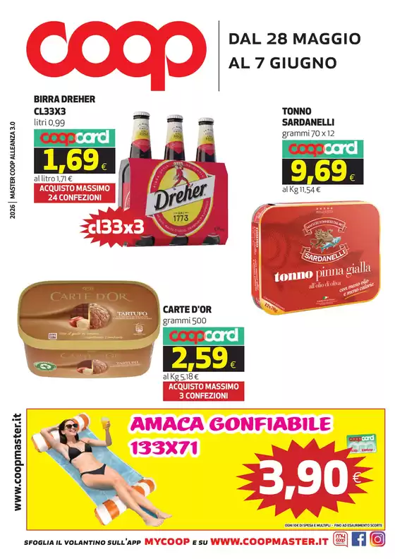 Volantino Coop | Dal 28 maggio al 7 gjugno | 2026-05-28T00:00:00.000Z - 2026-06-07T00:00:00.000Z