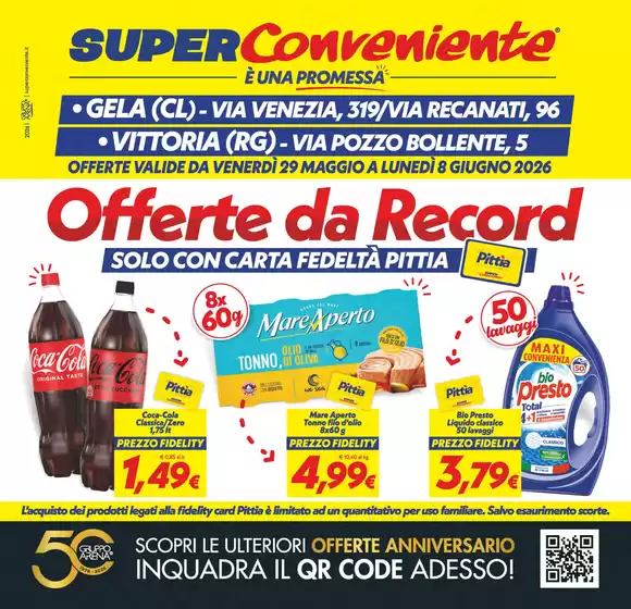 Volantino SuperConveniente | Offerte da record | 2026-05-29T00:00:00.000Z - 2026-06-08T00:00:00.000Z