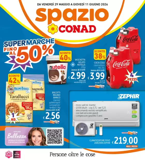 Volantino Spazio Conad a Rivarolo del Re ed Uniti | Super Marche al 50% | 2026-05-29T00:00:00.000Z - 2026-06-11T00:00:00.000Z
