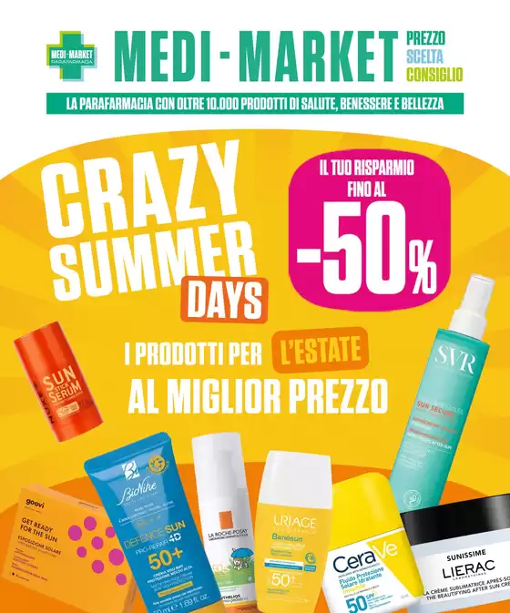 Volantino Medi-Market a Vallarsa | Crazy summer days | 2026-06-01T00:00:00.000Z - 2026-06-30T00:00:00.000Z