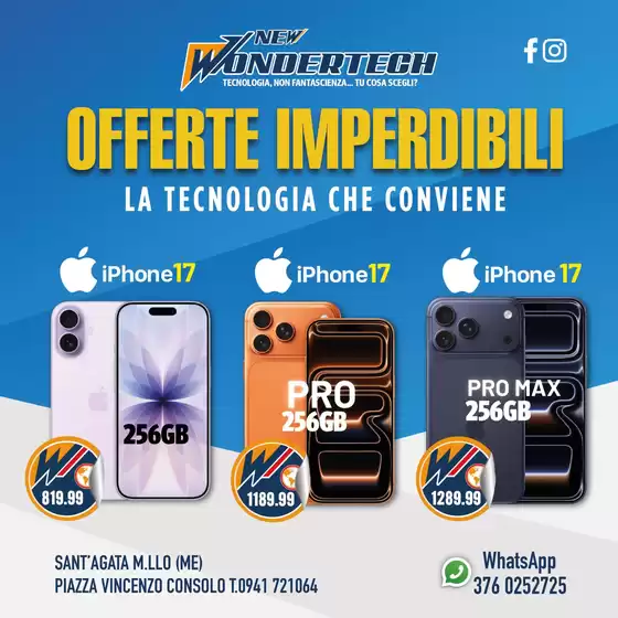 Volantino New Wondertech a Guagnano | Offerte imperdibili | 2026-05-27T00:00:00.000Z - 2026-05-30T00:00:00.000Z